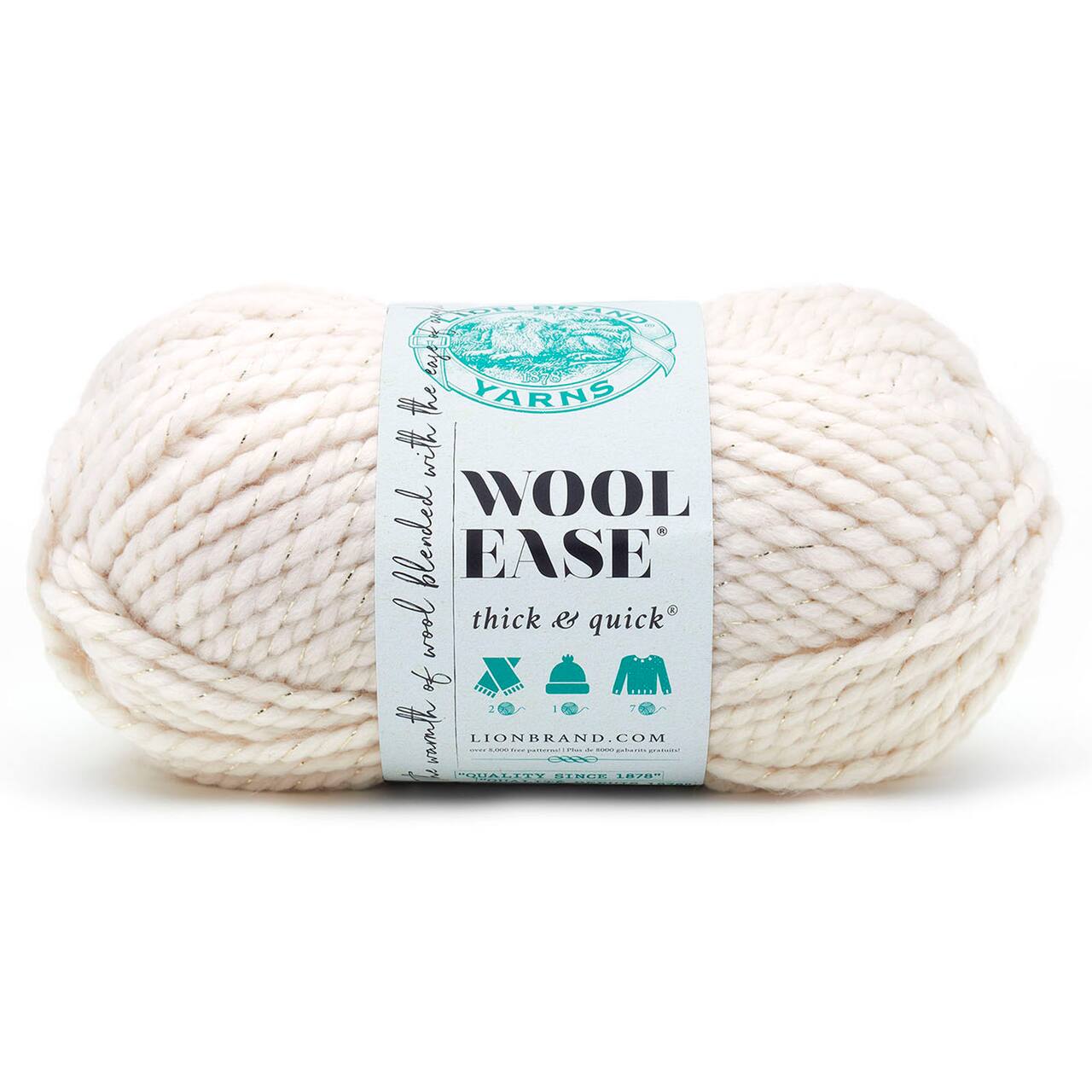15 Pack: Lion Brand® Wool-Ease® Thick & Quick® Yarn, Prints, Stripes & Metallics